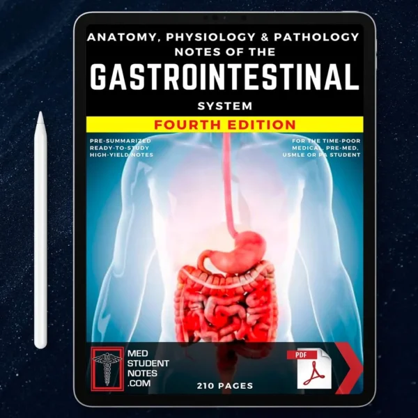 Anatomy, Physiology & Pathology Notes of the Gastrointestinal System (4th Edition)