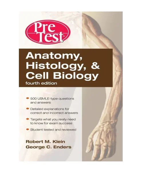 PreTest Anatomy, Histology, and Cell Biology / 4th Edition