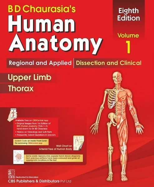 Human Anatomy : Regional and Applied Dissection and Clinical – 8th Edition (3 Volumes)