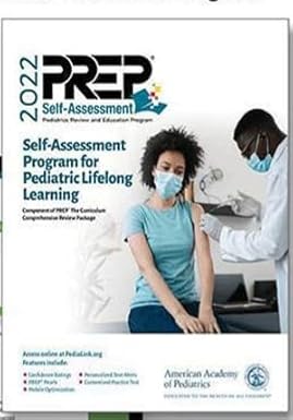 Prep Self Assessment Pediatrics 2022