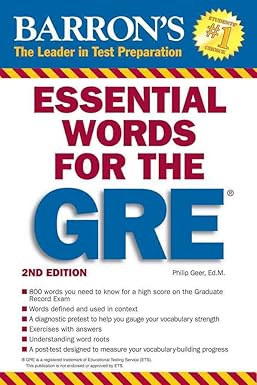 barron’s essential words for the gre