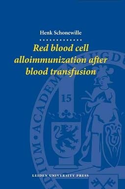 Red Blood Cell Alloimmunization After Blood Transfusion