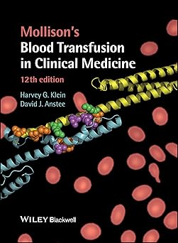 Mollison's Blood Transfusion in Clinical Medicine